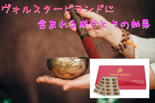 ヴォルスタービヨンド成分とその効果
