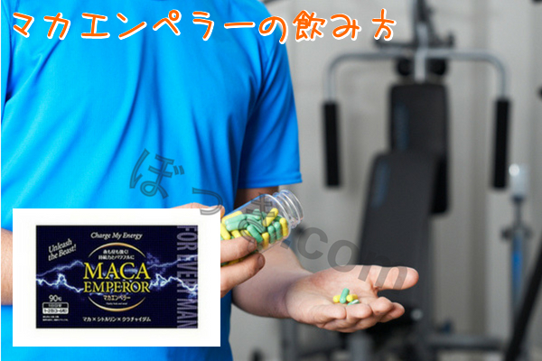 マカエンペラーの飲み方タイミング